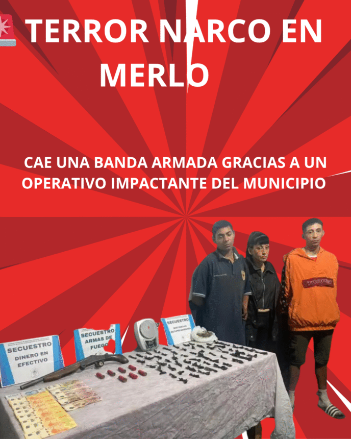 🚨 TERROR NARCO EN MERLO