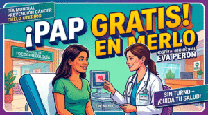 Campaña de PAP gratis en Merlo - Hospital Municipal Eva Perón - Prevención Cáncer de Cuello Uterino