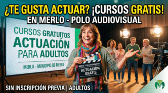Cursos de actuación gratuitos para adultos en el Polo Audiovisual de Merlo - Gestión Cultural Municipio de Merlo.