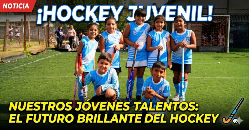 Niños y niñas de clubes de barrio en el histórico inicio de la Liga Municipal de Hockey Social de Merlo, una política deportiva 100% gratuita.