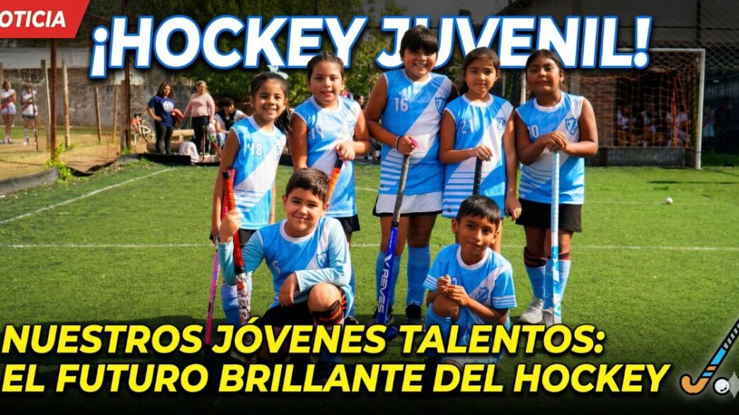 Niños y niñas de clubes de barrio en el histórico inicio de la Liga Municipal de Hockey Social de Merlo, una política deportiva 100% gratuita.
