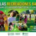 Niños disfrutando de las Recreaciones Barriales en Merlo: juegos y merienda gratis en Plaza Mailín