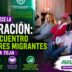 Vecinas de Merlo y la comunidad paraguaya sonriendo y participando activamente en el emotivo taller de integración organizado por el Municipio en Barrio La Teja.