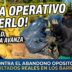 Operario municipal trabajando en la recolección de residuos en Merlo con una pala mecánica, demostrando una gestión activa en el barrio Libertad frente al abandono opositor.