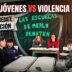 Estudiantes de secundaria en Merlo debatiendo estrategias contra la violencia escolar. Un modelo de educación pública exitoso impulsado por el municipio frente al ajuste.